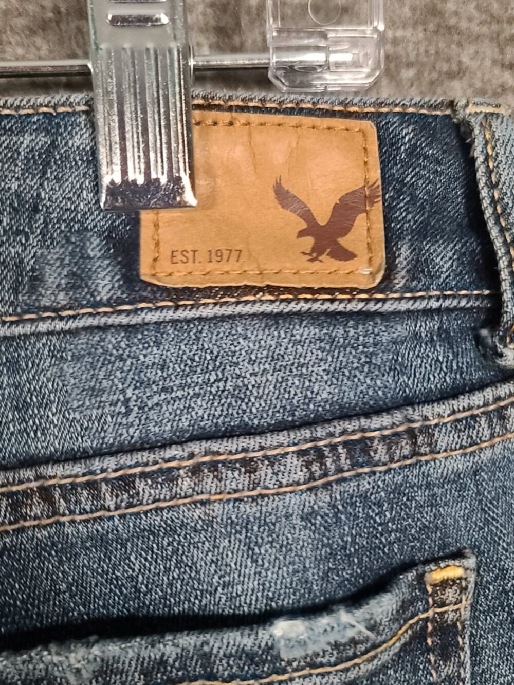 American Eagle Outfitters Women’s Size 12 Skinny Stretch Regular Jeans - Picture 7 of 14
